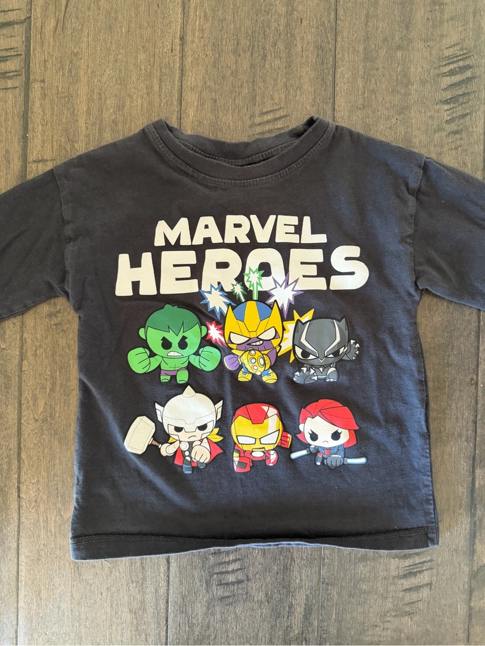 Zara Toddler Boy Marvel Heroes Long-sleeve Shirt - Size 2 years
